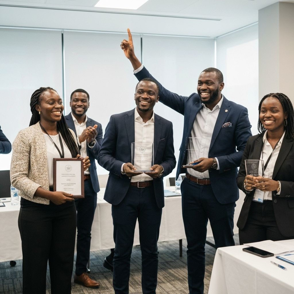 Célébration de l'innovation technologique africaine en environnement professionnel